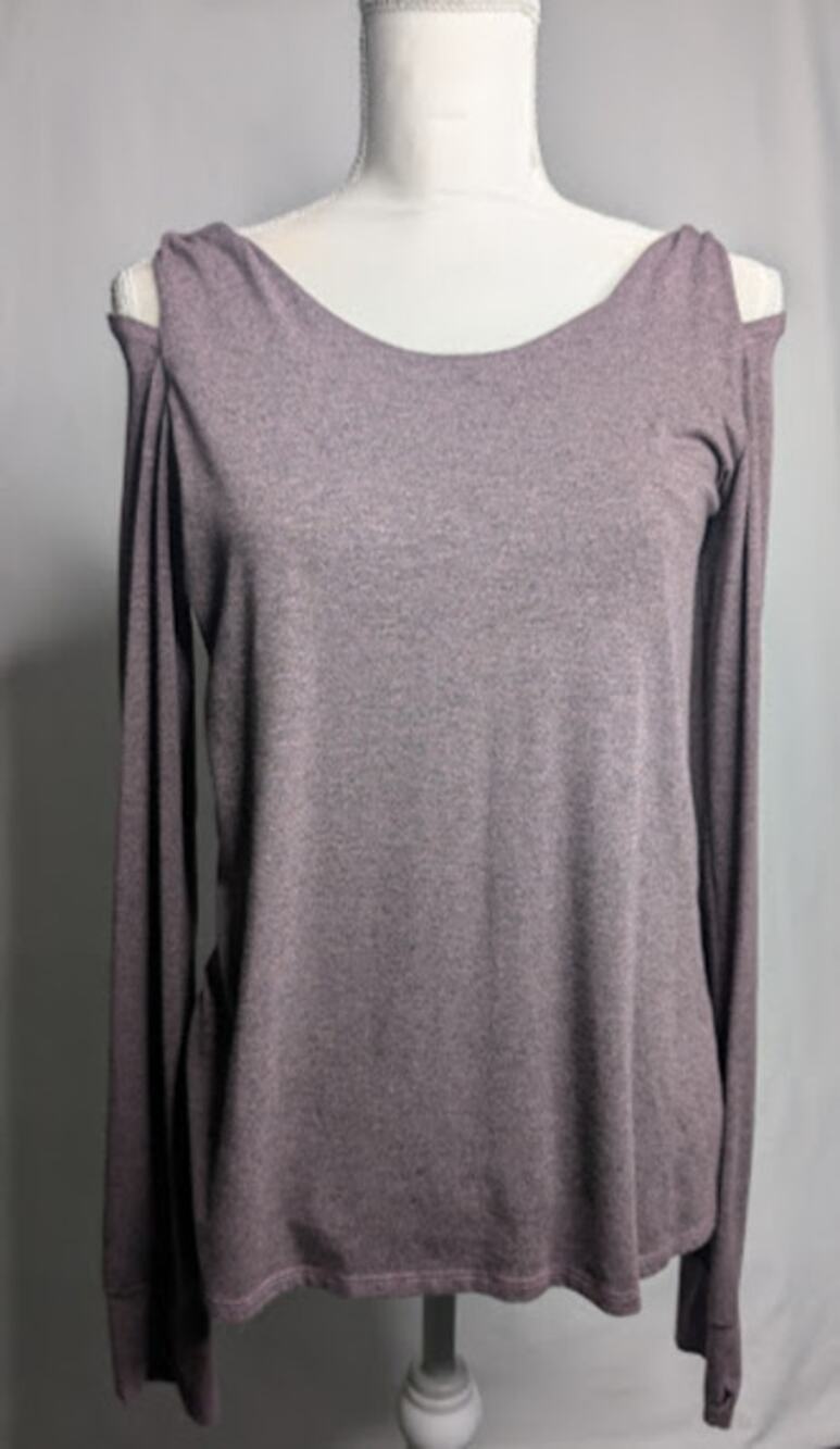 SPLENDID Purple light weight hoodie moisture Wicking Size M Athletica yoga